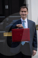 Jeremy Hunt UK Chancellor of the Exchequer  delivers the Budget