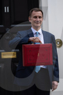 Jeremy Hunt UK Chancellor of the Exchequer  delivers the Budget