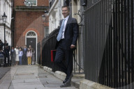 Jeremy Hunt UK Chancellor of the Exchequer  delivers the Budget