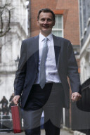 Jeremy Hunt UK Chancellor of the Exchequer  delivers the Budget