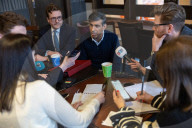 The Prime Minister Rishi Sunak holds a PM Connect in Maltby