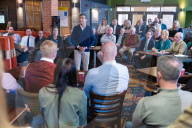 The Prime Minister Rishi Sunak holds a PM Connect in Maltby