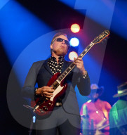JOE BONAMASSA  breaks out some blues for the folks at the Sandler Center  in Virginia Beach, Virginia 29 Febuary 2024.