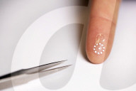 Sticker warns of post surgical problems in patients 
