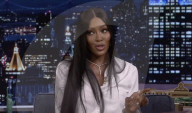 Naomi Campbell tap dances
