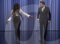 Naomi Campbell tap dances