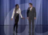 Naomi Campbell tap dances