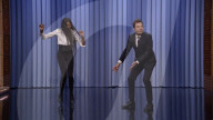 Naomi Campbell tap dances