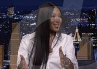 Naomi Campbell tap dances