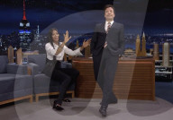 Naomi Campbell tap dances