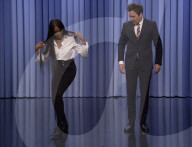Naomi Campbell tap dances