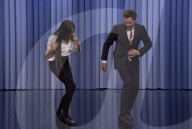 Naomi Campbell tap dances