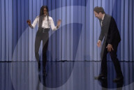 Naomi Campbell tap dances