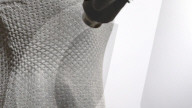 Dress can change style and fit with blow of a heat gun