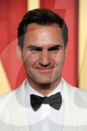 PEOPLE - Oscars 2024: Roger Federer und Frau Mirka strahlen auf dem roten Teppich