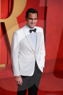 PEOPLE - Oscars 2024: Roger Federer und Frau Mirka strahlen auf dem roten Teppich