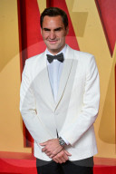 PEOPLE - Oscars 2024: Roger Federer und Frau Mirka strahlen auf dem roten Teppich