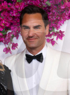 PEOPLE - Oscars 2024: Roger Federer und Frau Mirka strahlen auf dem roten Teppich
