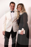 PEOPLE - Oscars 2024: Roger Federer und Frau Mirka strahlen auf dem roten Teppich