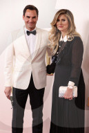 PEOPLE - Oscars 2024: Roger Federer und Frau Mirka strahlen auf dem roten Teppich
