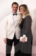 PEOPLE - Oscars 2024: Roger Federer und Frau Mirka strahlen auf dem roten Teppich