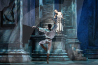 Rehearsal of Northern Ballet's Romeo & Juliet at the Leeds Grand Theatre, Leeds, UK.