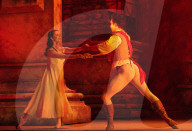 Rehearsal of Northern Ballet's Romeo & Juliet at the Leeds Grand Theatre, Leeds, UK.