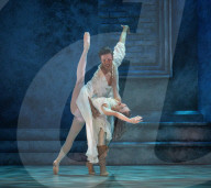 Rehearsal of Northern Ballet's Romeo & Juliet at the Leeds Grand Theatre, Leeds, UK.