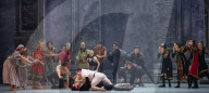 Rehearsal of Northern Ballet's Romeo & Juliet at the Leeds Grand Theatre, Leeds, UK.