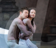 Rehearsal of Northern Ballet's Romeo & Juliet at the Leeds Grand Theatre, Leeds, UK.