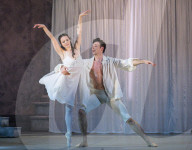 Rehearsal of Northern Ballet's Romeo & Juliet at the Leeds Grand Theatre, Leeds, UK.