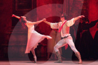 Rehearsal of Northern Ballet's Romeo & Juliet at the Leeds Grand Theatre, Leeds, UK.