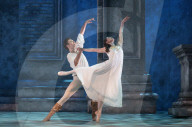 Rehearsal of Northern Ballet's Romeo & Juliet at the Leeds Grand Theatre, Leeds, UK.