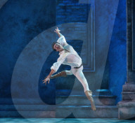 Rehearsal of Northern Ballet's Romeo & Juliet at the Leeds Grand Theatre, Leeds, UK.