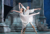 Rehearsal of Northern Ballet's Romeo & Juliet at the Leeds Grand Theatre, Leeds, UK.