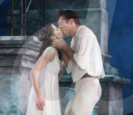 Rehearsal of Northern Ballet's Romeo & Juliet at the Leeds Grand Theatre, Leeds, UK.