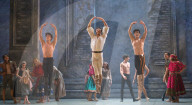 Rehearsal of Northern Ballet's Romeo & Juliet at the Leeds Grand Theatre, Leeds, UK.