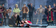 Rehearsal of Northern Ballet's Romeo & Juliet at the Leeds Grand Theatre, Leeds, UK.