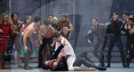 Rehearsal of Northern Ballet's Romeo & Juliet at the Leeds Grand Theatre, Leeds, UK.