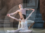 Rehearsal of Northern Ballet's Romeo & Juliet at the Leeds Grand Theatre, Leeds, UK.