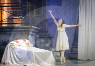 Rehearsal of Northern Ballet's Romeo & Juliet at the Leeds Grand Theatre, Leeds, UK.