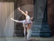 Rehearsal of Northern Ballet's Romeo & Juliet at the Leeds Grand Theatre, Leeds, UK.
