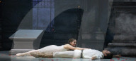 Rehearsal of Northern Ballet's Romeo & Juliet at the Leeds Grand Theatre, Leeds, UK.