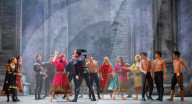 Rehearsal of Northern Ballet's Romeo & Juliet at the Leeds Grand Theatre, Leeds, UK.