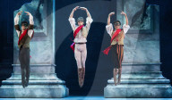 Rehearsal of Northern Ballet's Romeo & Juliet at the Leeds Grand Theatre, Leeds, UK.