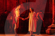 Rehearsal of Northern Ballet's Romeo & Juliet at the Leeds Grand Theatre, Leeds, UK.