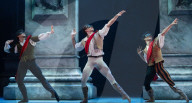 Rehearsal of Northern Ballet's Romeo & Juliet at the Leeds Grand Theatre, Leeds, UK.