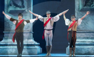 Rehearsal of Northern Ballet's Romeo & Juliet at the Leeds Grand Theatre, Leeds, UK.