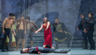 Rehearsal of Northern Ballet's Romeo & Juliet at the Leeds Grand Theatre, Leeds, UK.