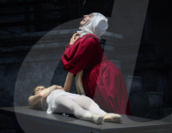 Rehearsal of Northern Ballet's Romeo & Juliet at the Leeds Grand Theatre, Leeds, UK.